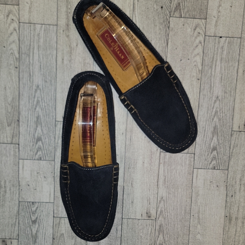 Cole Haan Country Blue Suede Loafer Shoes Size 7 1/2